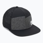 Ortovox Logo Air Trucker schwarzer Rabe Baseballmütze