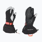 Skihandschuhe Damen ORTOVOX Merino Freeride 3 Finger black raven