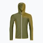 Herren ORTOVOX Fleece Light Grid Hooded Wildkräuter Sweatshirt