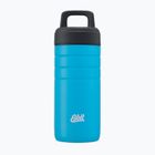 Esbit Majoris Edelstahl-Thermobecher mit Isolierdeckel 450 ml ozeanblau