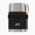 Lebensmittel-Thermobehälter mit Besteck Esbit Stainless Steel Food Jug 750 ml black