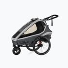 Fahrradanhänger Qeridoo Kidgoo 1 grau Q-KDG1-22-SG