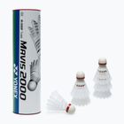 YONEX Badminton-Federbälle Mavis 2000 schnell 6 Stück weiß.