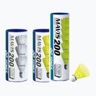 YONEX Mavis 200 Badminton Federbälle 3 Stk. gelb