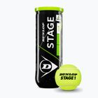 Tennisbälle Dunlop Stage 1 3 pack green