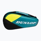 Dunlop Tennistasche SX-Club 3 RKT teal/schwarz/gelb