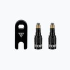 Ventiladapter Topeak Turboflow Valve Adapter 2Stk. black