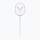 Badminton-Schläger VICTOR DriveX 6SP QM fluorescent rose-red/light blue