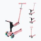 Globber Go.Up Deluxe Lights tiefrosa Kinder-Dreirad-Roller