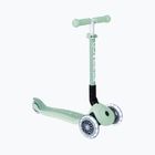 Globber Junior Foldable Lights Eco pistazienfarbener Dreirad-Roller für Kinder