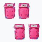 Globber Toddler tief rosa/Blumen Babyschützer-Set
