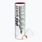 Badminton-Federn YONEX Mavis 350 W 6 pack white