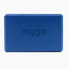 Yoga-Block Myga Foam Block do jogi navy