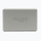 Yoga-Block Myga Foam Block do jogi grey