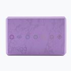 Yoga-Block Myga Foam Block purple