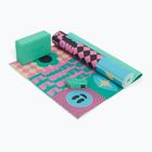 Yoga-Set Myga Spirit Yoga Set mat + block + turquoise strap