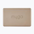 Myga Yoga-Block aus Schaumstoff braun
