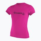 Schwimm T-Shirt Damen O'Neill Basic Skins Sun Shirt fox pink