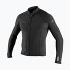 Neoprenjacke für Herren O'Neill Reactor-2 1,5 mm Frontreißverschluss schwarz/schwarz