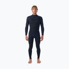 Herren Schwimm-Neoprenanzug O'Neill Hyperfreak 5/4+ mm Chest Zip Full black/black