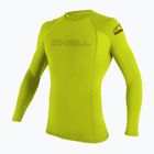 Schwimm Longsleeve  Kinder O'Neill Basic Skins LS Rash Guard lime