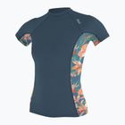 Damen-Badeshirt O'Neill Side Print Rash Guard schwarz/mikah floral