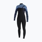 Damen Schwimm-Neoprenanzug O'Neill Epic 5/4 mm Chest Zip Full black/stormy palm/faded denim