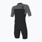 Herren Schwimm-Neoprenanzug O'Neill Hammer 2mm Chest Zip SS Spring IS6 tempered steel/smoke/smoke