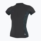 Damen-Badeoberteil O'Neill Hyperfreak Skins Rash Guard tempered steel/shaded island sky