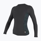 Langarm-Schwimmshirt O'Neill Hyperfreak Skins Rash Guard tempered steel/shaded island sky