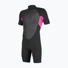 Kinder Schwimm-Neoprenanzug O'Neill Youth Reactor-2 2mm Back Zip SS Spring black/berry
