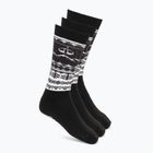 Skisocken Surfanic Pro Tech  3er-Pack Fairisle black
