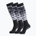 Skisocken Surfanic Pro Tech  3er-Pack Fairisle black