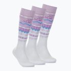 Skisocken Surfanic Pro Tech Fairisle 3er-Pack ice lilac