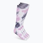 Damen Skisocken Surfanic Pro Tech 3Pk Watercolour Sock pink purple