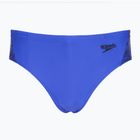 Speedo Boom Splice Kinderschwimmslip 6,5 cm Brief blau/schwarz
