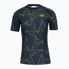 Speedo Damen Schwimmshirt Boomstar Allover Rash Top blau