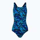 Speedo Hyperboom Allover Medalist Damen Badeanzug einteilig blau 68-12199G719