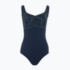 Badeanzug Damen Speedo ContourLustre Printed true navy / white / usa charcoal