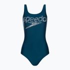 Einteiliger Badeanzug Speedo Logo Deep U-Back blau 68-12369G711