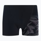 Herren Badeboxer Speedo HyperBoom V-Cut Aquashort black/siren red