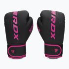 Boxhandschuhe RDX F6 schwarz-rosa BGR-F6MP