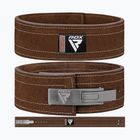 RDX Pro Liver Buckle Lth brauner Gewichthebergürtel