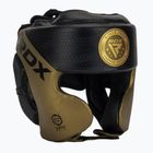 Boxhelm RDX L1 Mark Pro Cheek Boxing Training Head Guard golden