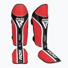 RDX Shin Instep Aura Plus T-17 rot Schienbein- und Fußprotektoren