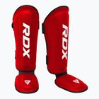 RDX T1 Shin Instep Guards Schienbein- und Fußschützer rot/weiss