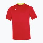 Kinder-Trainingsshirt Mizuno Core SS red/yellow fluo