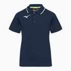 Kinder-Shirt Mizuno Polo navy/white