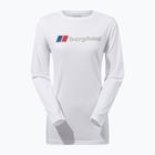 Damen-Langarmshirt Berghaus Boyfriend Big Classic Logo reinweiß