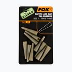 FOX Edges Lead Clip Tail Gummis 10 Stk. Trans Khaki CAC478